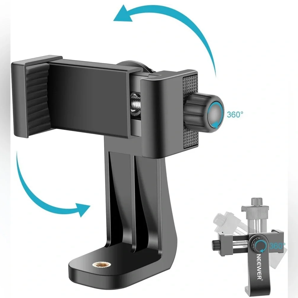 Neewer Smartphone Clip Holder Vertical Bracket Adapter - NWT